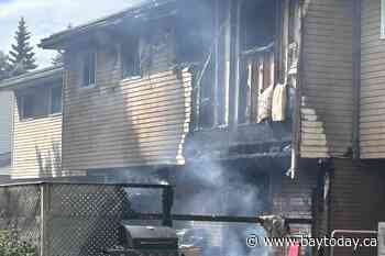 Townhouse fire on McNamara