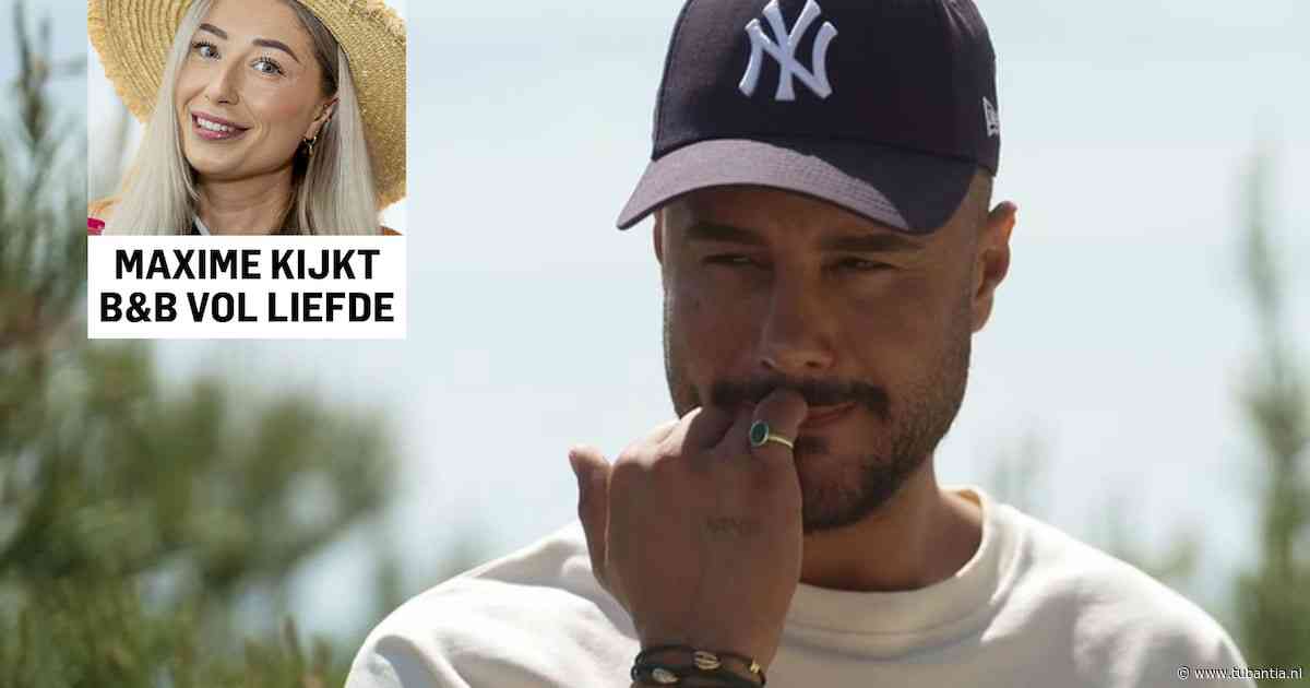 Het was wel héél erg overdreven hoe Wadie uit B&B vol liefde op de gevallen paardenbloem reageerde