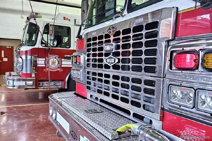One injured in Langley City crash involving fire vehicle and pickup