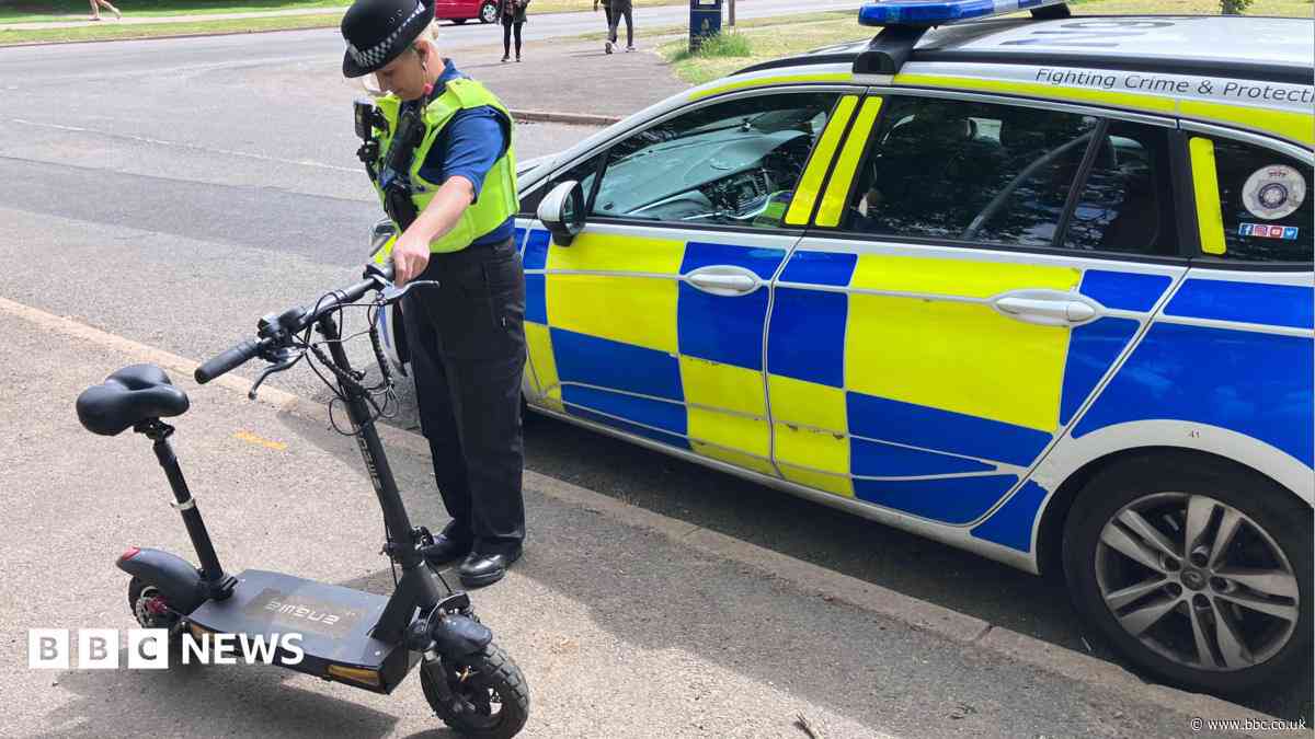 Police launch crackdown on e-scooters in Kettering