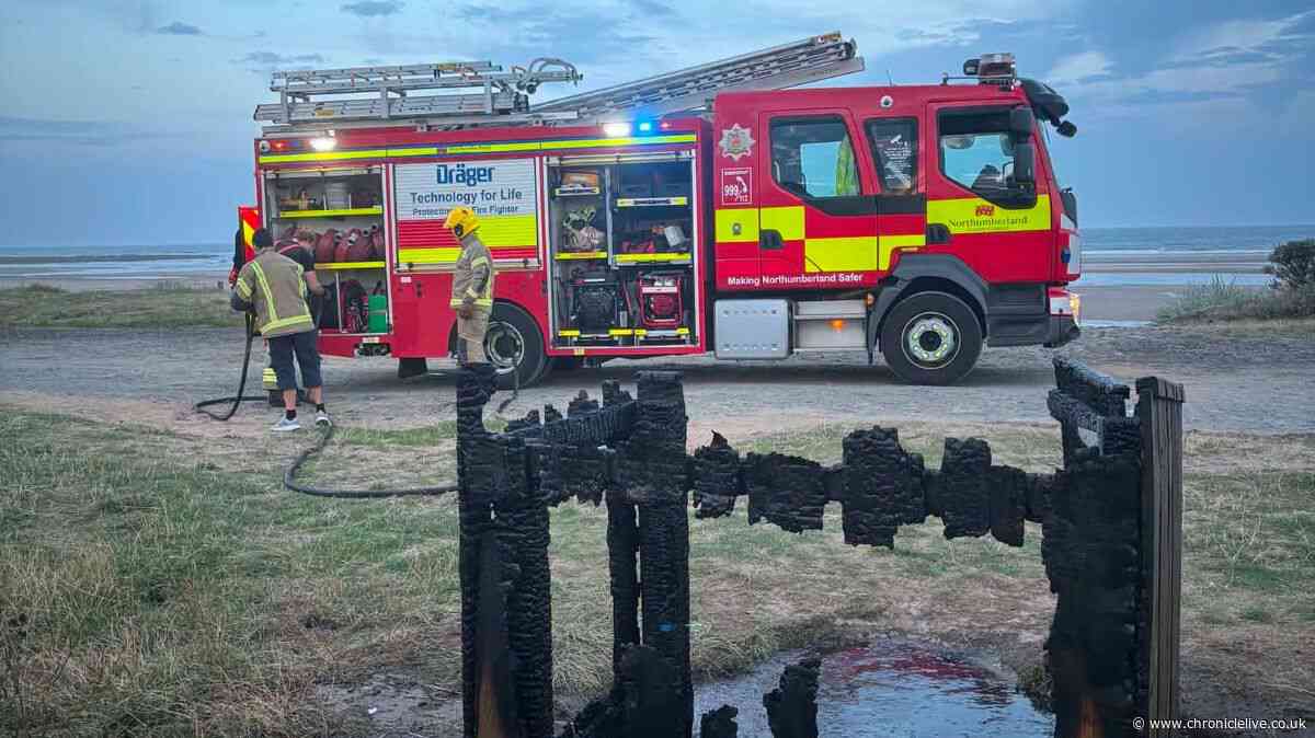 Major wildfire warning issued in Northumberland after disposable barbecue blaze