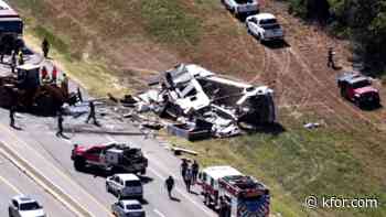One westbound lane of Turner Turnpike in Oklahoma County closed due to crash