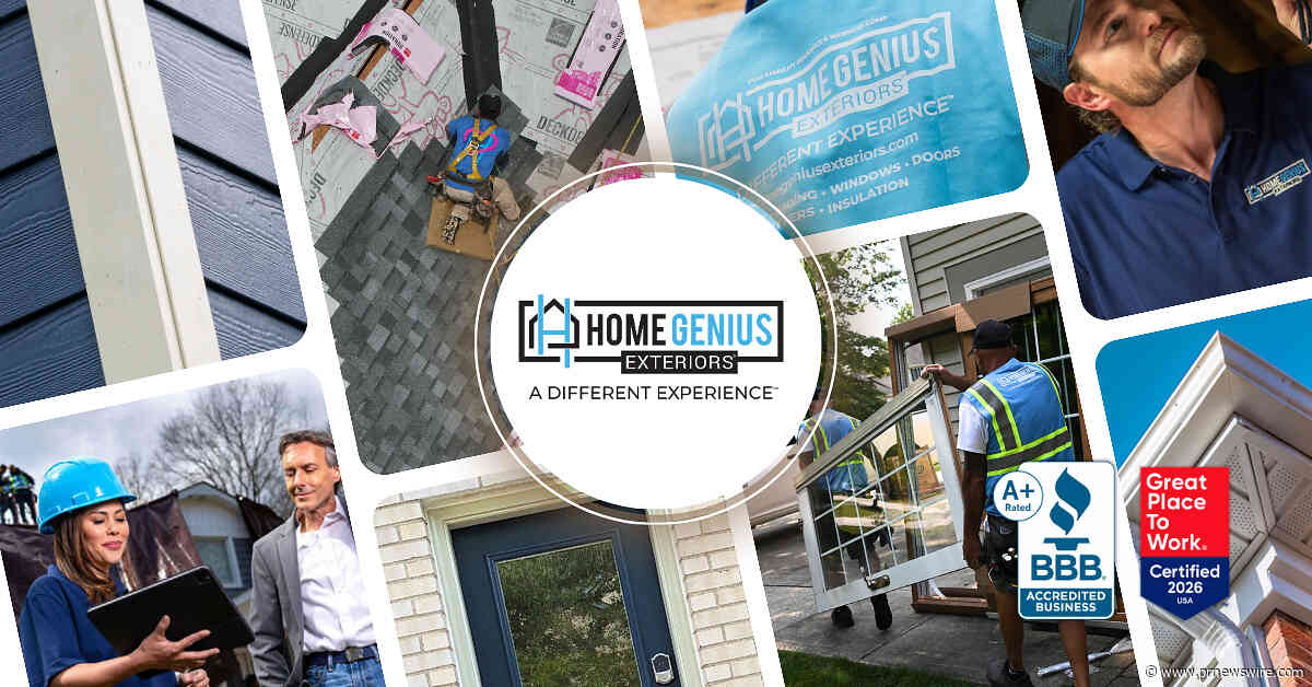 Home Genius Exteriors Expands into Charleston, South Carolina with New Office