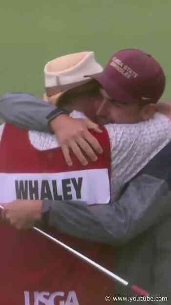 Finishing in style 🏆 Jack Whaley is the third Englishman to win the U.S. Amateur! 🏴󠁧󠁢󠁥󠁮󠁧󠁿