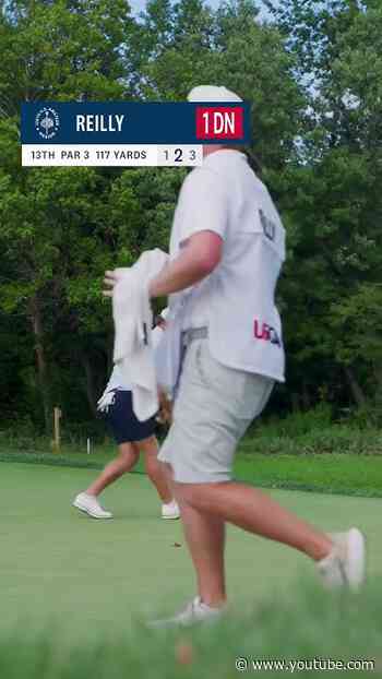 A semifinal showdown at Merion. Logan Reilly vs. Jay Leng Jr. at the 126th U.S. Amateur.