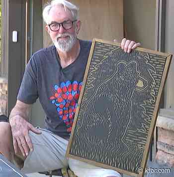 Big Art and Big Artist: Mikel Davison Covers a lot of Ground.