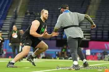 Rookie finally enters competition for 49ers final starting O-line spot