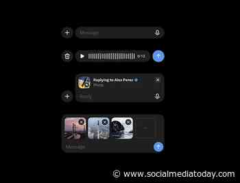 X Chat updates composer