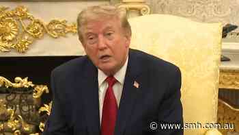 Trump asked about relationship with Natalie Harp