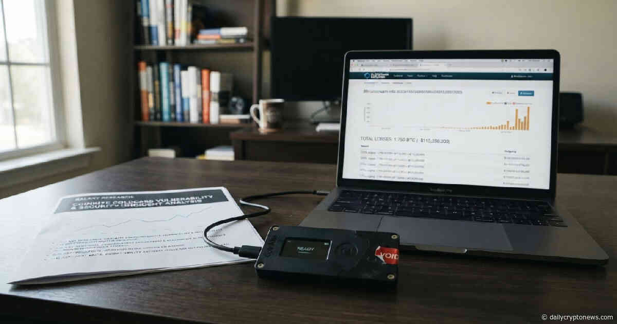 Coldcard hack losses surpass $115 million due to critical firmware flaw
