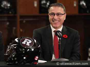 Why did the Ottawa Redblacks decide on a presidential change in the middle of the CFL season?