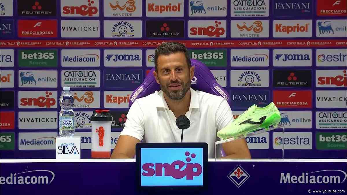 Conferenza stampa di mister Grosso al termine di Fiorentina - Benevento