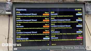 Widespread rail disruption due to signalling fault