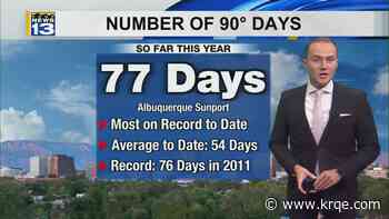 Record and near-record heat returns through the rest of this week