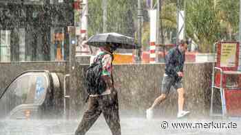 Regenschirm und Pullover: Nach Hitzewelle folgt Temperatursturz in Bayern