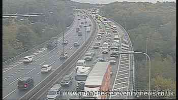 M60 traffic LIVE as drivers face long delays with traffic held after 'vehicle overturns' in crash