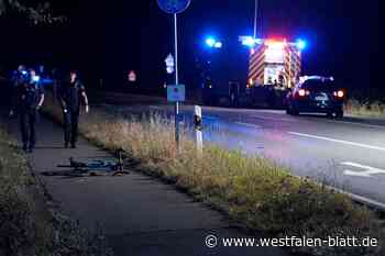 22-jähriger Fahrradfahrer in Herford tödlich verletzt
