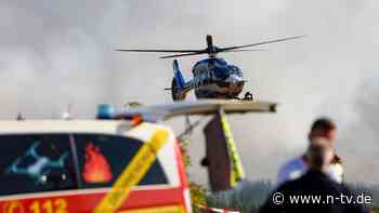 Schlimmster Waldbrand im Sommer: Waldbrandgefahr wächst - Feuerwehr fordert mehr Ausrüstung