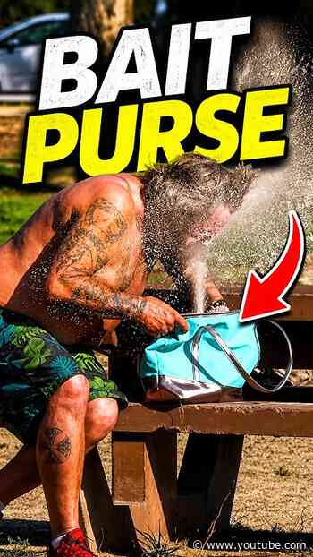 Instant Karma, Bait Purse Prank 😂 #Pranks #Funny #Viral