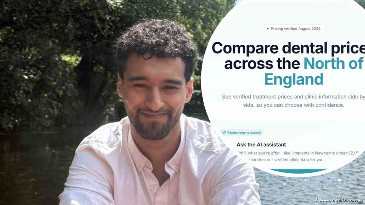 Newcastle student launches price comparison site for people looking for NHS or private dentists