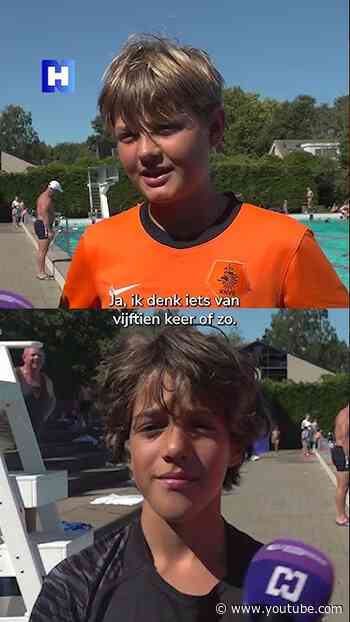 Gered zwembad dolblij met warme zomer