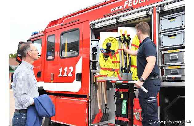 FW Heide: Neues Löschfahrzeug für die Freiwillige Feuerwehr Heide-Stadt in Dienst gestellt