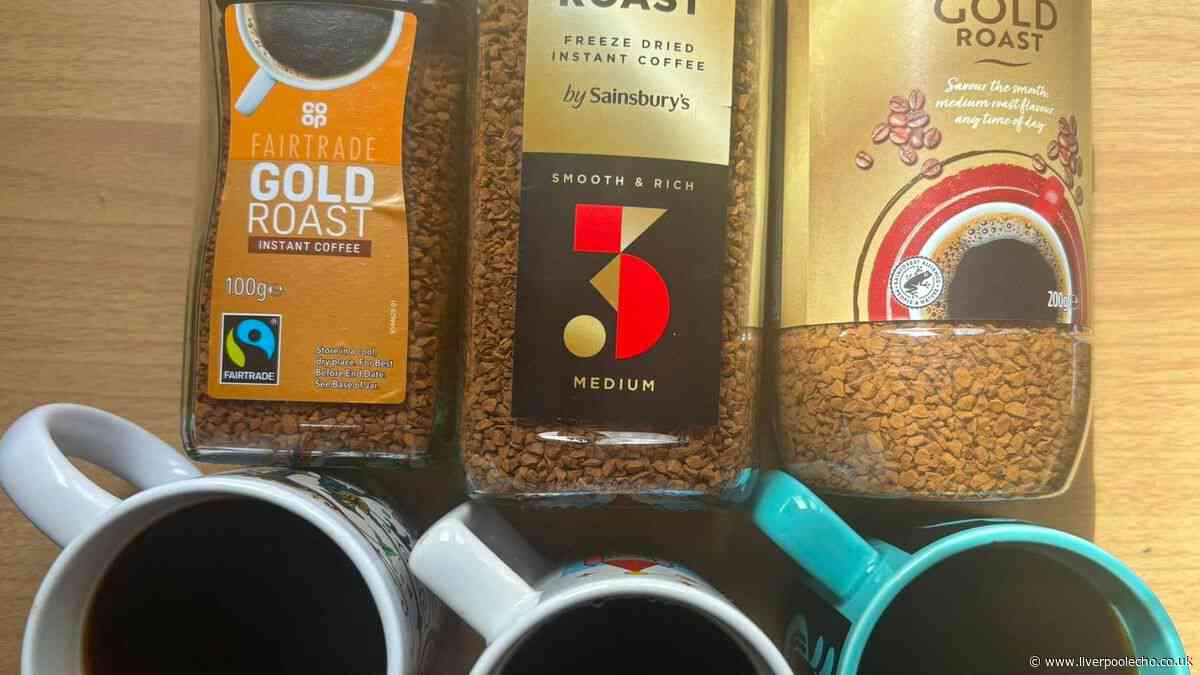 I tried supermarket own-brand instant coffee to see if it's as good as Costa