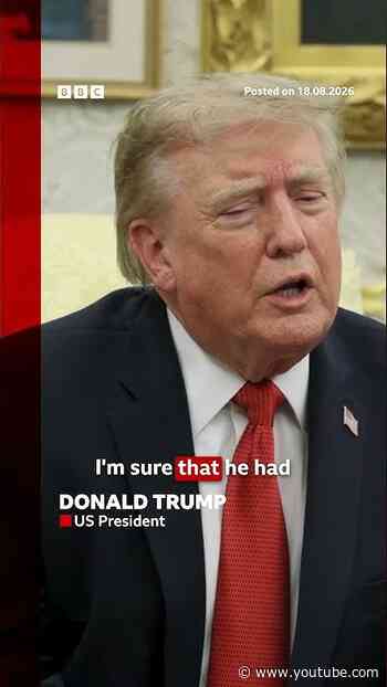 Donald Trump says Burnham had 'miscommunication' with Wiles impersonator. #Politics #BBCNews