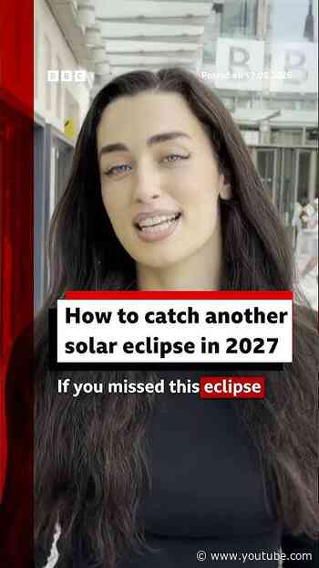 How to catch another eclipse in 2027. #SolarEclipse #BBCNews