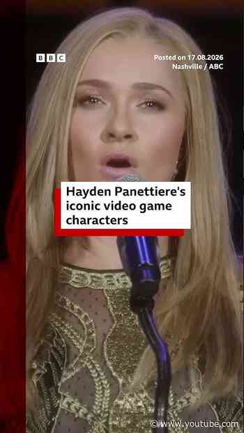 Hayden Panettiere's iconic video game characters. #HaydenPanettiere #BBCNews