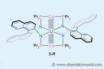 Uranium complex smashes record for consecutive bonds between atoms