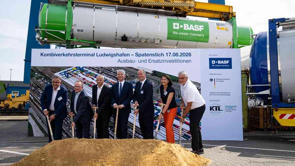 BASF und Bund investieren über 100 Millionen Euro in Kombiverkehrsterminal