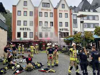 Hotel-Brand in Kölner Innenstadt: Dichte Rauchwolken
