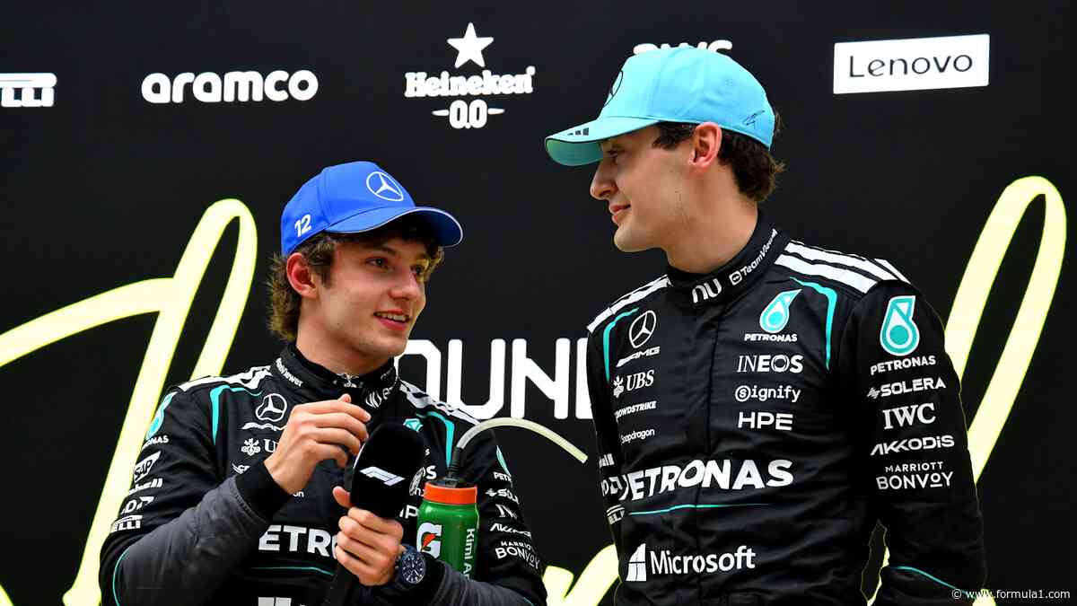 Mercedes open up on Antonelli and Russell ‘healthy rivalry’