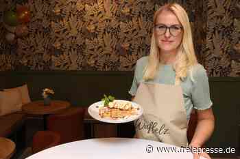 Bei diesem neuen Café in Zwickau ist der Name Programm: „Waffelz“ am Planitzer Markt eröffnet