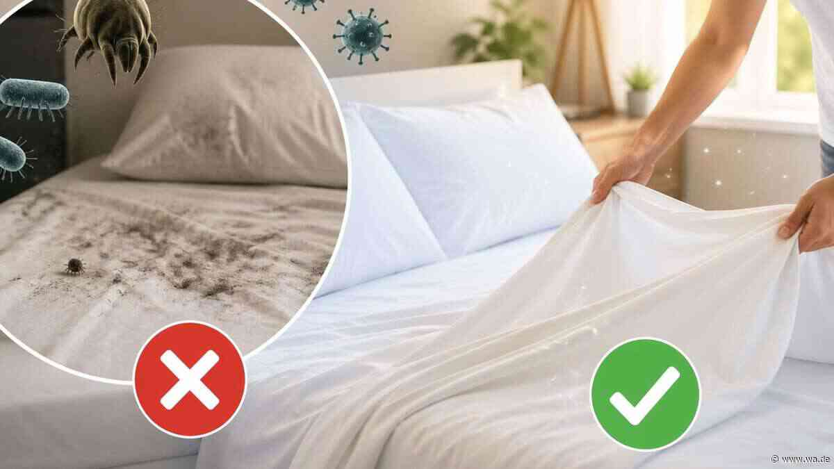 Jede Woche oder einmal pro Monat? So oft sollte die Bettwäsche wirklich gewechselt werden
