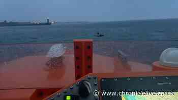 Rescue mission launched after inflatable boat found drifting out to sea off North East coast