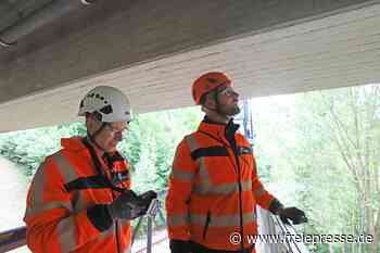 Wie sicher sind Brücken im Freistaat? Autobahnbrücke bei Siebenlehn wird überprüft