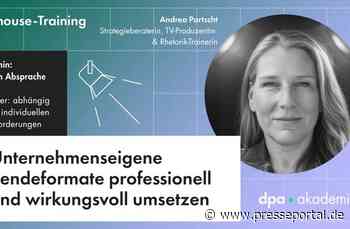 Konzeption und Produktion von Live-Formaten in der Unternehmenskommunikation