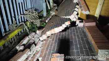 Man left with punctured lung and fractured ribs after Rugby station wall collapse