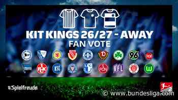 Vote for your Bundesliga 2 away Kit Kings for 2026/27!