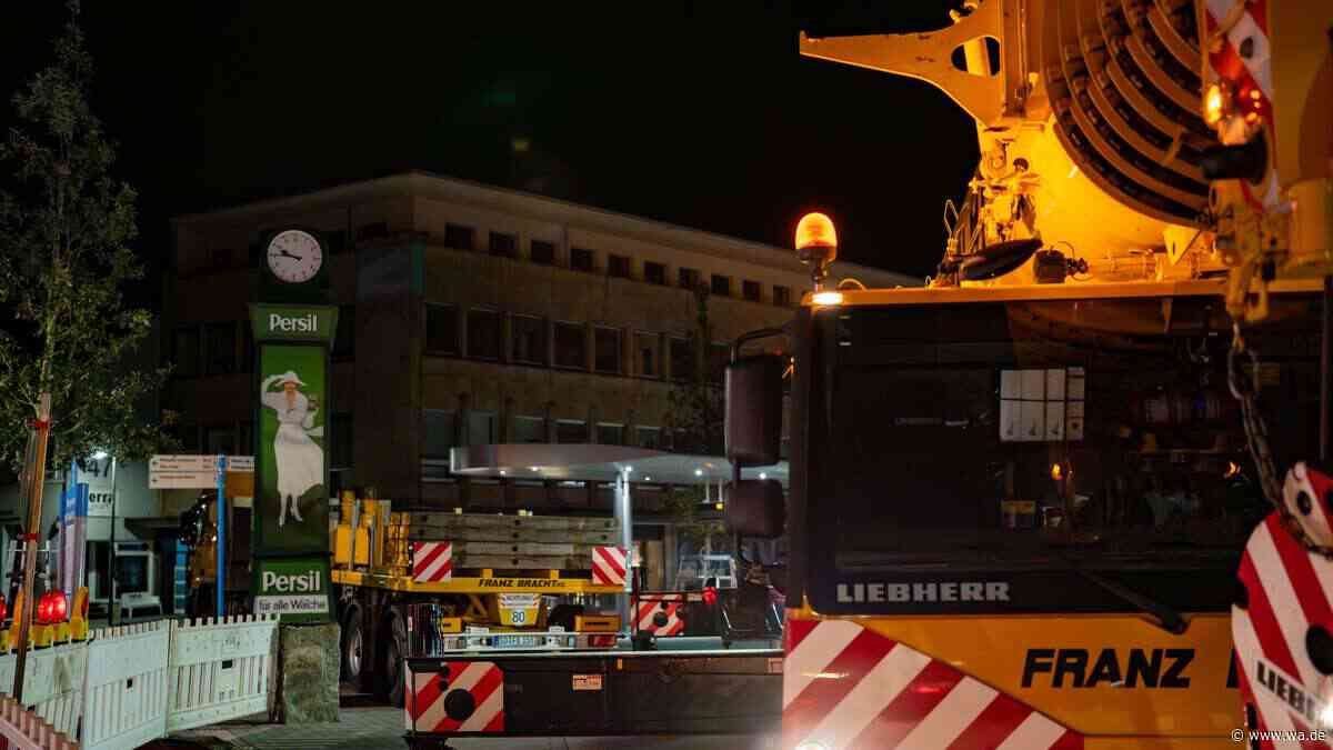 Lieferung von tonnenschwerem MRT-Gerät als Spektakel mitten in Hamm