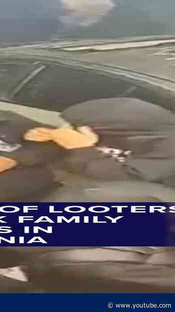 Dozens of looters ransack family business in California