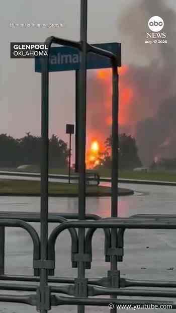 Natural gas tanks explode in Oklahoma