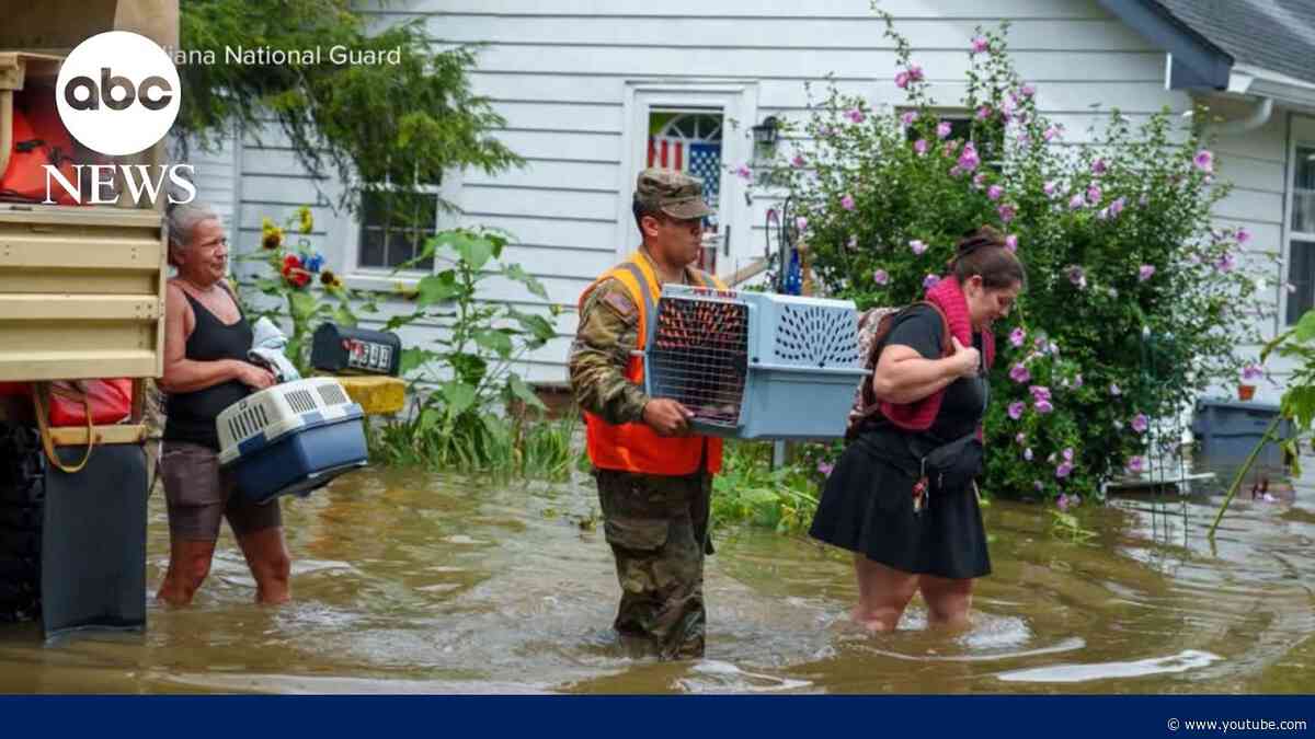 Catastrophic flooding across the Heartland kills at least 7 in Indiana