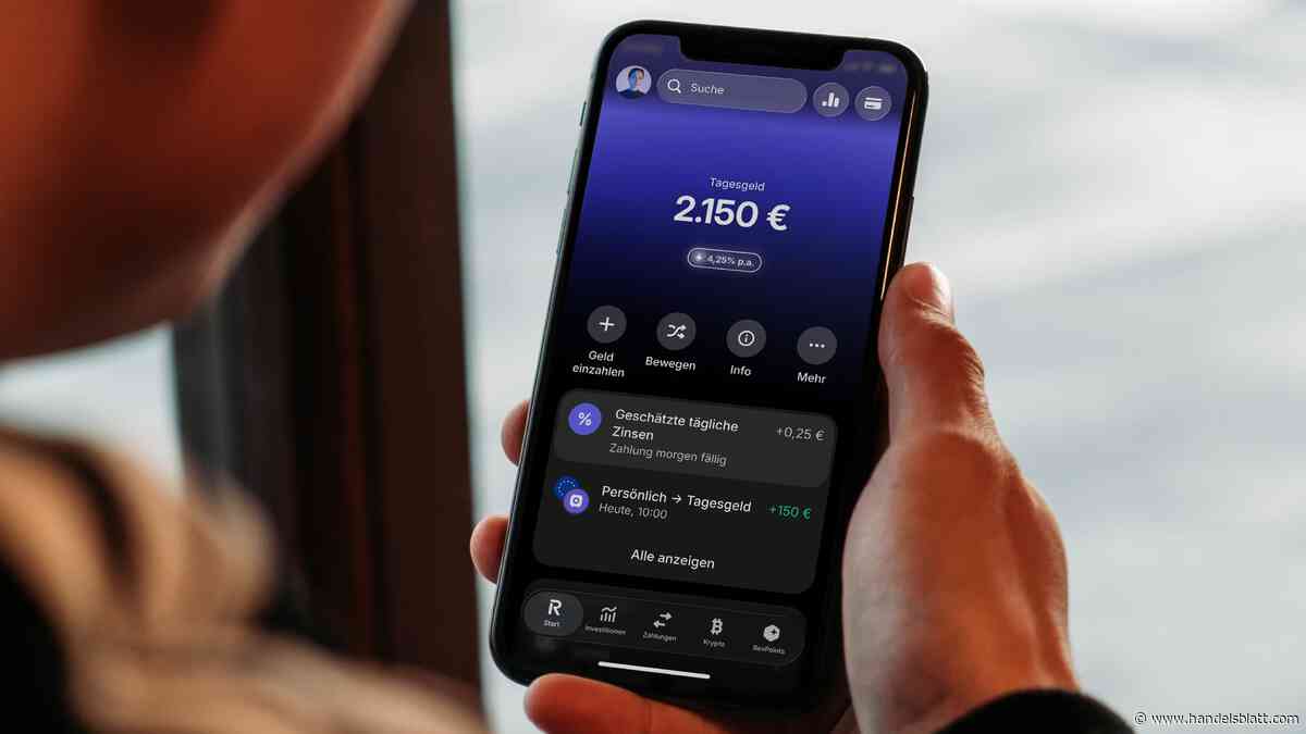 Geldanlage: Revolut zahlt 4,25 Prozent Zinsen auf Tagesgeld – Das Angebot hat jedoch drei Haken