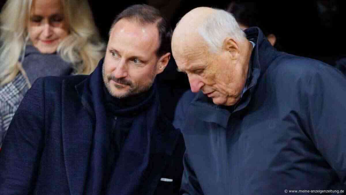 Große Sorge: König Harald liegt im Krankenhaus - Haakon muss einspringen