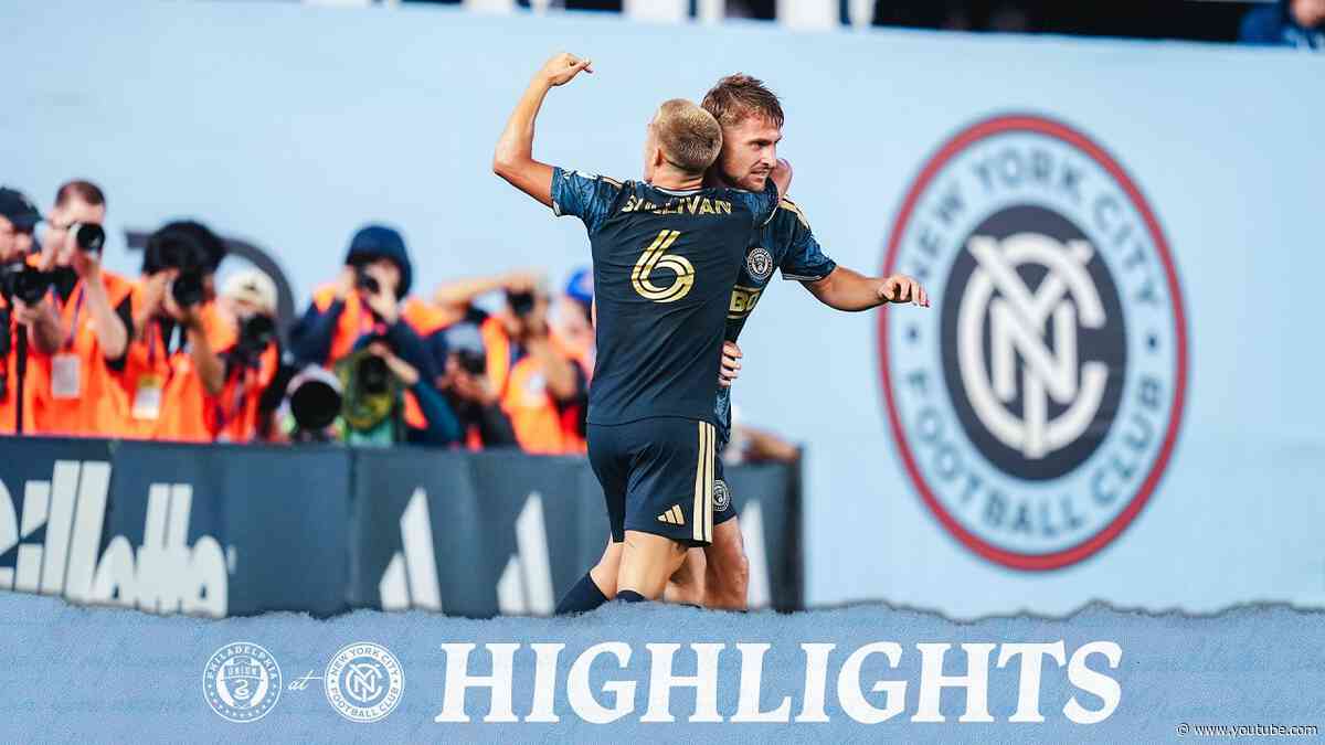 Match Highlights: Philadelphia Union at New York City FC 8/16/26