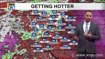 Hotter temperatures continue throughout the week