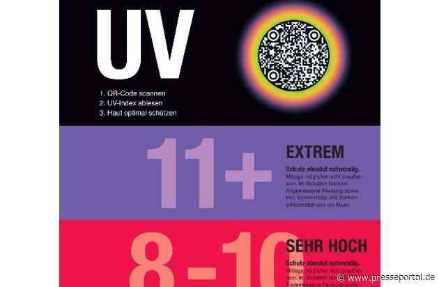 Meilenstein für den UV-Schutz: 1.000. WATCH OUT-UV-Index-Tafel eingeweiht / TV-Moderatorin Susanne Klehn übergibt Jubiläumstafel in Leipzig